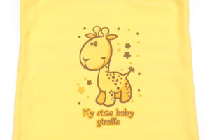 Комплект "Тропики" (майка, шорты), цвет желтый с жирафом, р. 80
