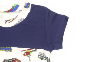 Комплект "Car" (футболка, шорты), цвет темно-синий, р. 110