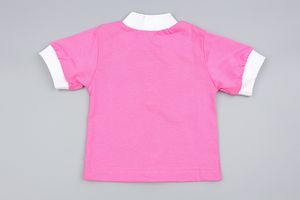 Кофточка с коротким рукавом, цвет розовый, р. 62