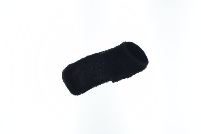 Носки "Травка" с тормозами, цвет чёрный, р. 12-14